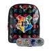 Harry Potter Hogwarts Emblem 15" Backpack w/ House Crest Zipper Pencil Case Set