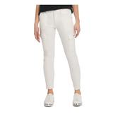 DKNY Womens White Zippered Skinny Pants Size 26 Waist