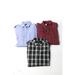 Pre-ownedJ Crew Womens Long Sleeve Button Down Shirts Red Blue Plaid Size 6 4 Lot 3