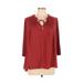 Pre-Owned Left Coast by Dolan Women's Size M Long Sleeve Blouse