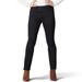 Women's Lee Petite Secretly Shapes Straight Leg Jean Black