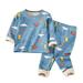 Kids Toddler Cotton Sleepwear Sets Cute Cartoon Warmer Pajamas for Boys And Girls