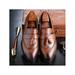 UKAP Mens Stylish Leather Shoes Classic Formal Business Casual Party Dress Shoes