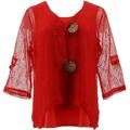 Nina Leonard Coconut Button Bolero Tank Women's 691-446