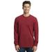 Next Level, The Unisex Sueded Long-Sleeve Crew - CARDINAL - S