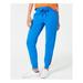 TOMMY HILFIGER Womens Blue Printed Lounge Active Wear Pants Size: L