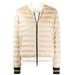 Moncler OR Ladies Metallic Thread Down Quilted Bomber Jacket