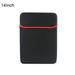 Notebook Liner Package Bag Laptop Table Waterproof Thickened Neoprene Storage Pouch Black, 26cmx35cm
