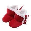 Winter Warm Baby Boots Infant Toddlers Boys Girls Soft Sole Shoes Fur Snow Boots Children First Walkers