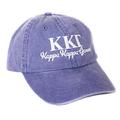 Kappa Kappa Gamma (S) Sorority Embroidered Baseball Hat Cap Cursive Name Font kkg (Purple - S)