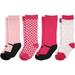 Newborn Baby Girls Knee High Socks 4 Pack