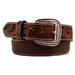 Ariat A1017008-36 Mens Leather Floral Embossed Belt, Size - 36
