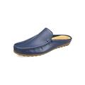 LUXUR Men's Casual Leather Walking Slippers Shoes Non-slip Home Indoor Slipper Loafer