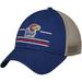Kansas Jayhawks The Game Logo Bar Trucker Adjustable Hat - Royal - OSFA