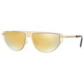 Versace Sunglasses VE2213 10027P 57mm Gold / Brown Mirror Gold Lens