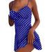 Sexy Dance Women Polka Dot Dress Casual Sleeveless Mini Dress Casual Boho Beach Holiday Dresses