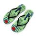 Bahamas Flip Flops Sandals Slippers for Women with Summer Fun Prints