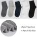 Aousthop 10/5 Pairs Mens Performance Cotton Athletic Casual Dress Crew Cushion Breathable Long Socks for Running Basketball Work Sports Hiking