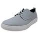 Calvin Klein Men's Fife Smooth Calf Leather Blue Grey Ankle-High Sneaker - 12M