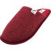 Norty Mens Slippers Slip-On Indoor Outdoor Scuffs - Faux Suede, Fleece or Ribbed Knit 40797-Large Wine (Red)