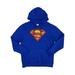 DC Comics Superman Mens Blue Pullover Hoodie Sweatshirt