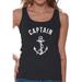 Awkward Styles Captain Tank Top for Ladies Marine Themed Party Cute Gifts for Wife Captain Clothes for Mom Captain Tank Top for Women Sea Tank Top for Girls Sea Lovers Gifts Captain T Shirts