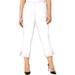 INC Womens Plus Ruffled Hem Crop Straight Leg Pants