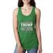 If You Don't Like Trump You Probably Won't Like Me Womens Political Jersey Racerback Tank Top, Kelly, Large