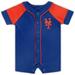 New York Mets Newborn & Infant Little Slugger Romper - Royal