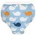 Kushies Baby Waterproof Training Pant, 22-29 Pounds, Blue Whales, Small