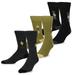 TeeHee Men's Mercerized Cotton Crew Dress Socks 3-pack (Argyle)