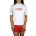 Adoretex Women's Guard Rashguard UPF 50+ Swimwear Swim Shirt (RSG06) - Red - Medium