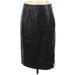 Pre-Owned Ann Taylor LOFT Women's Size 12 Faux Leather Skirt