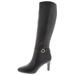 Bandolino Womens Lella Solid Almond Toe Knee-High Boots