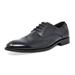 Bruno Marc Mens Business Oxford Shoes Genuine Leather Casual Shoes Classic Dress Shoes WALTZ-3 BLACK Size 7.5