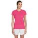 The Gildan Ladies Performance 5 oz T-Shirt - SAFETY PINK - XL