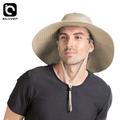 IClover Women Men Sun Hat UV Protection Cap Wide Brim Beach Outdoor Hiking Fishing Hat Summer Removable Neck Face Flap Gardener Hat for Outdoor Sports & Travel Gray Khaki