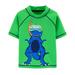 Carter's Baby Boys Dinosaur Rash Guard Swim Shirt Swim Wear Green Size 6 Months