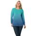Woman Within Women's Plus Size French Terry Sweatshirt