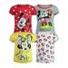 Disney Minnie Mouse Toddler Girls 4 Pack Short Sleeve T-Shirts 4T
