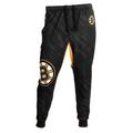 KLEW NHL Men's Boston Bruins Cuffed Jogger Pants, Black