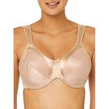 3562 Bali Satin Underwire Minimizer Bra COLOR Nude SIZE 343D