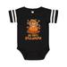 Inktastic My First Halloween- cute owl in a pumpkin Infant Short Sleeve Bodysuit Unisex