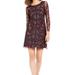 Women's Dress Shift Beaded Sequin Mesh 8