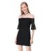 Ever-Pretty Women's Summer Bell Sleeve Slim Fit Banquet Party Little Black Dresses 05629 US10