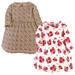 Hudson Baby Baby Girl Cotton Dresses, Rose Leopard, 12-18 Months