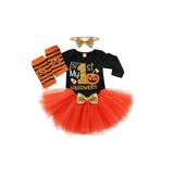 KidGioGio Baby Girls Halloween Outfit Clothes Kids Toddler Pumpkin Fancy Dress Halloween Costume Set