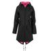 LADIES WOMENS WINTER WARM JACKET QUILTED THICK COAT TOP HOODED PARKA