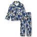 Joe Boxer Toddler Boys Blue Flannel Sleepwear Set Skull Pajamas PJs