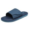 Nortiv 8 Mens Men's Slides Men Sandal Swimming/Beach Fashion Flip Flops Casual Shoes Fusion NAVY 13